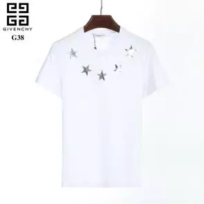 brand givenchy hommes t-shirts 2018 etoiles imprimees white